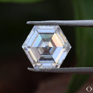 Hexagon Brilliant Cut Lab Grown Diamond Step Cut For Custom Jewelry D/E/F Color VVS Clarity