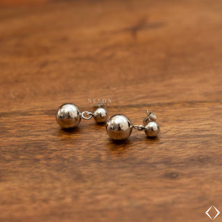 Minimalist Gold Drop Ball Modern Womens Perfect Gift Statement Earrings Delicate Gold Earrings
